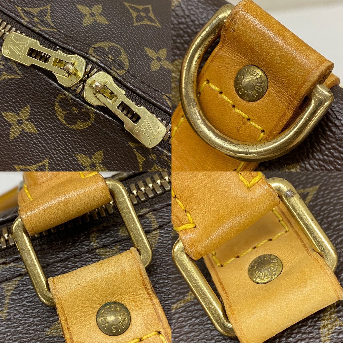 ◆ルイ ヴィトン LOUIS VUITTON◆モノグラム キーポル バンドリエール50 M41426 ボストンバッグ トラベルバッグ ネームタグ/ポワニエ付_画像6