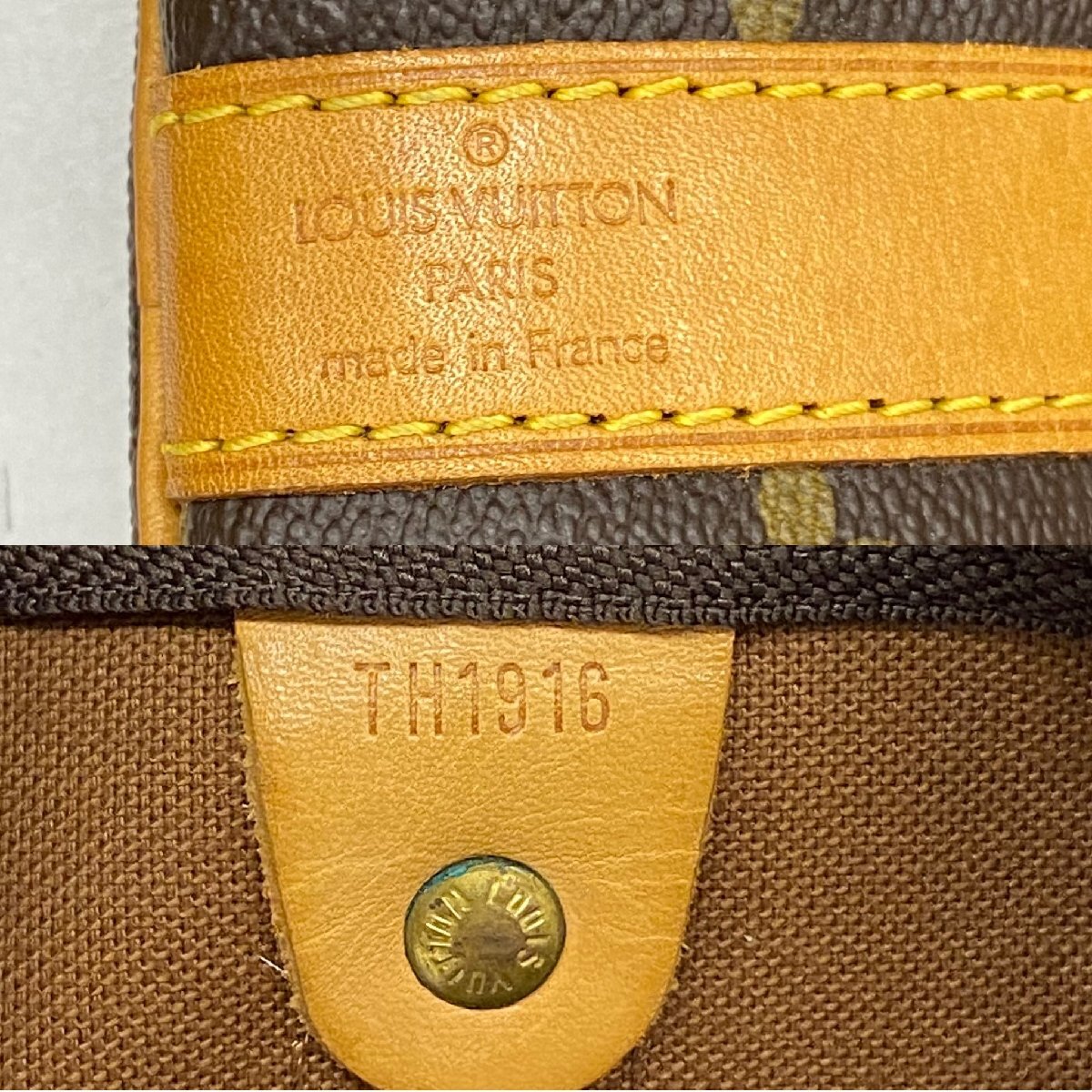 ◆ルイ ヴィトン LOUIS VUITTON◆モノグラム キーポル バンドリエール50 M41426 ボストンバッグ トラベルバッグ ネームタグ/ポワニエ付の画像8