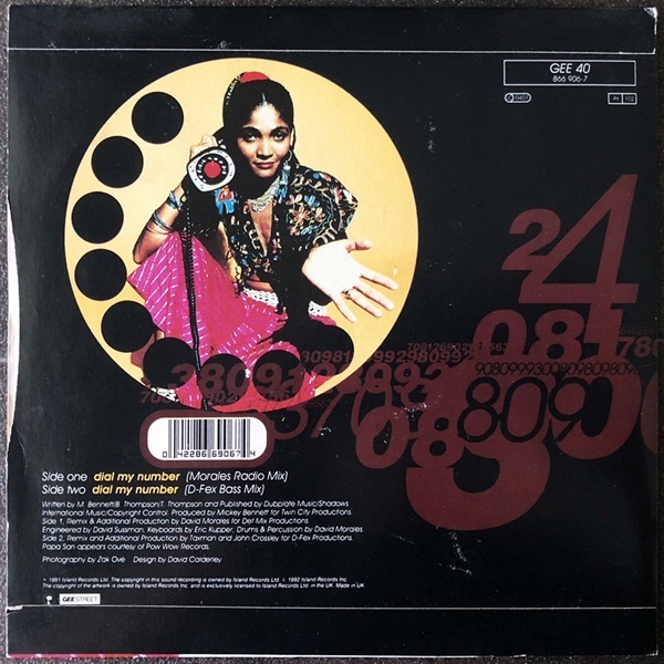 【Disco & Soul 7inch】Carlene Davis / Dial My Number _画像2