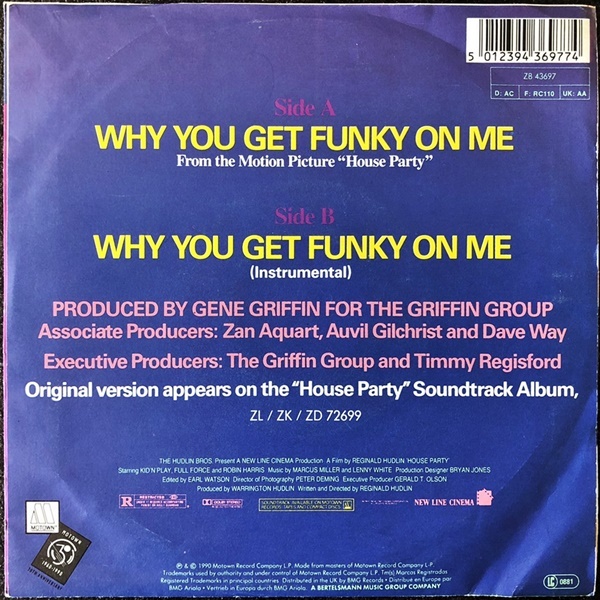 【Disco & Soul 7inch】Today / Why You Get Funky On Me _画像2