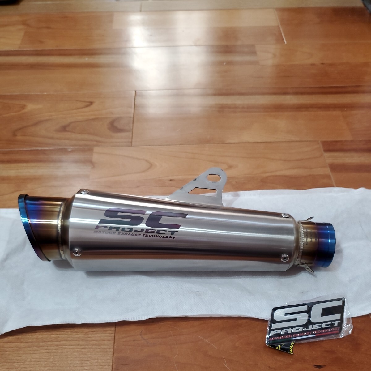 SC PROJECT silencer SC Project silencer slip-on slip-on muffler muffler Akrapovic li ARAI z titanium 