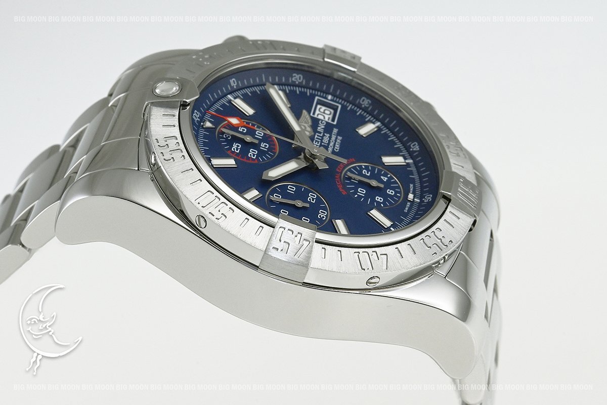 [ внутренний стандартный ] Breitling Avenger II A1338111/C996(A13381) самозаводящиеся часы SS голубой 