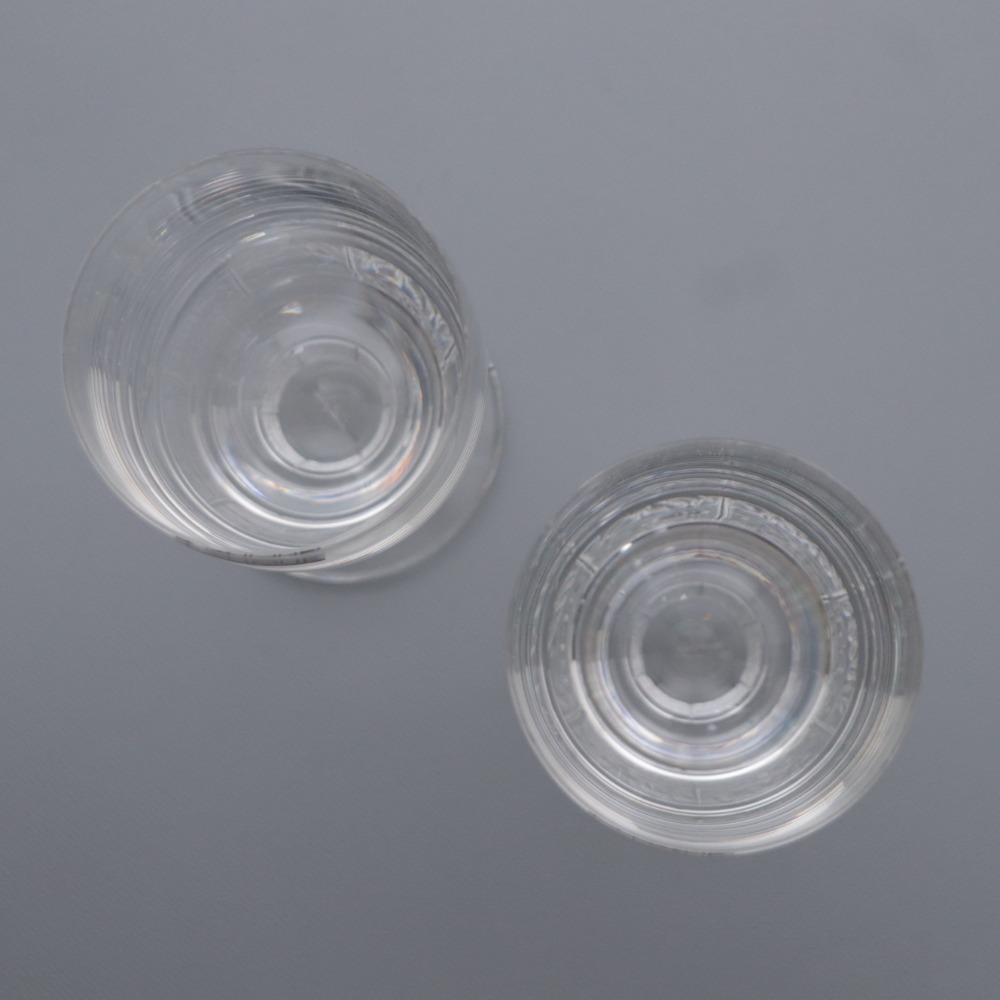 ■ LALIOUE ラリック グラス ペア 2客セット クリスタルガラス 洋食器 箱付き 未使用_画像5