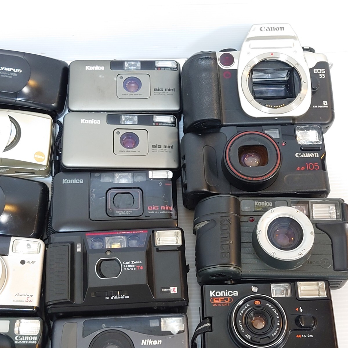 ＹＵ）１円スタート　ジャンクカメラまとめ売り　大量セット　光学 OLYMPUS PENTAX Canon Konica Nikon 光学 コンパクト　一眼レフ　_画像6