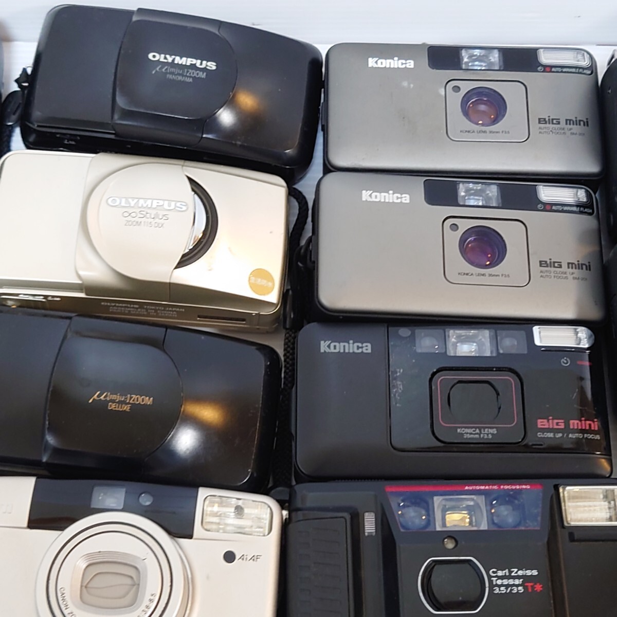 ＹＵ）１円スタート　ジャンクカメラまとめ売り　大量セット　光学 OLYMPUS PENTAX Canon Konica Nikon 光学 コンパクト　一眼レフ　_画像9