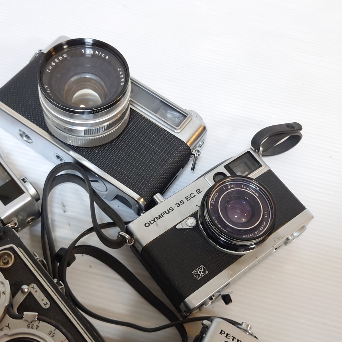 Ｒｅ）１円スタート ジャンクカメラまとめ売り 金属 機械 メタル PEN YASHICA OLYMPUS Canon フィルムカメラ レンジファインダー 光学の画像5