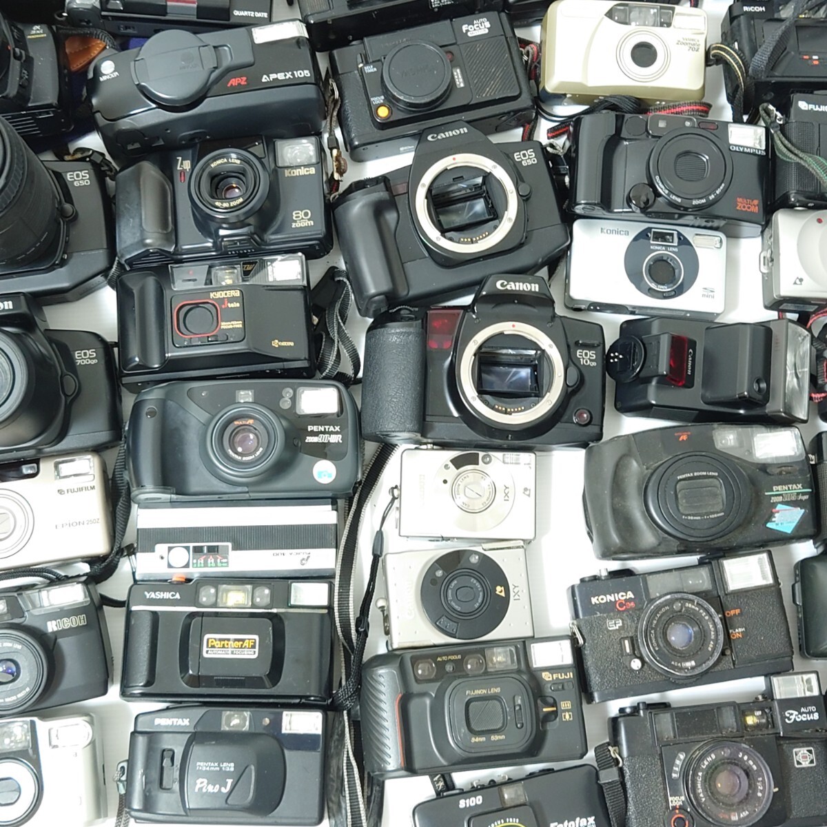 aaa）１円〜 ジャンクカメラまとめ売り 大量セット 光学 フィルムカメラ コンパクトカメラ MINOLTA Canon OLYMPUS PENTAX Nikonの画像10