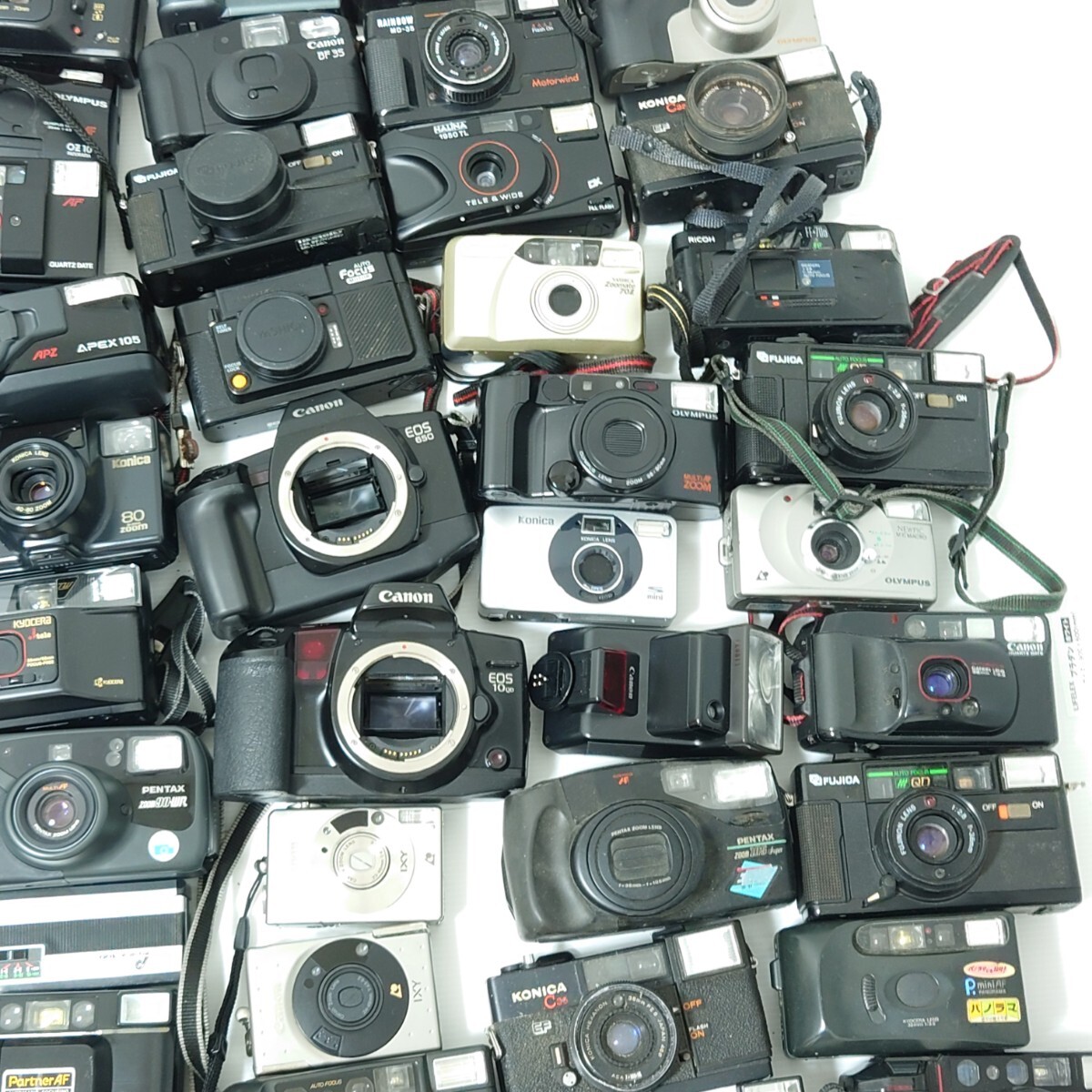 aaa）１円〜 ジャンクカメラまとめ売り 大量セット 光学 フィルムカメラ コンパクトカメラ MINOLTA Canon OLYMPUS PENTAX Nikonの画像6