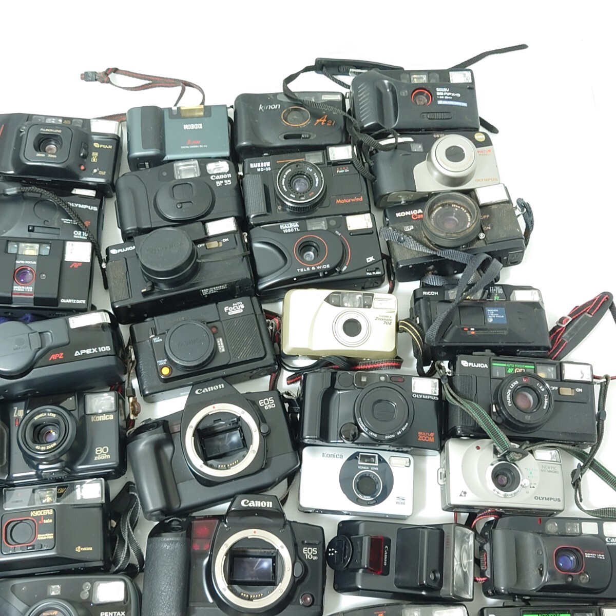 aaa）１円〜　ジャンクカメラまとめ売り　大量セット　光学 フィルムカメラ コンパクトカメラ MINOLTA Canon OLYMPUS PENTAX Nikon