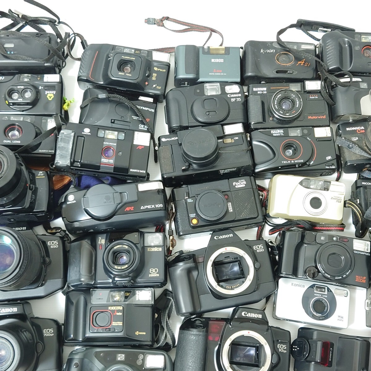 aaa）１円〜 ジャンクカメラまとめ売り 大量セット 光学 フィルムカメラ コンパクトカメラ MINOLTA Canon OLYMPUS PENTAX Nikonの画像9