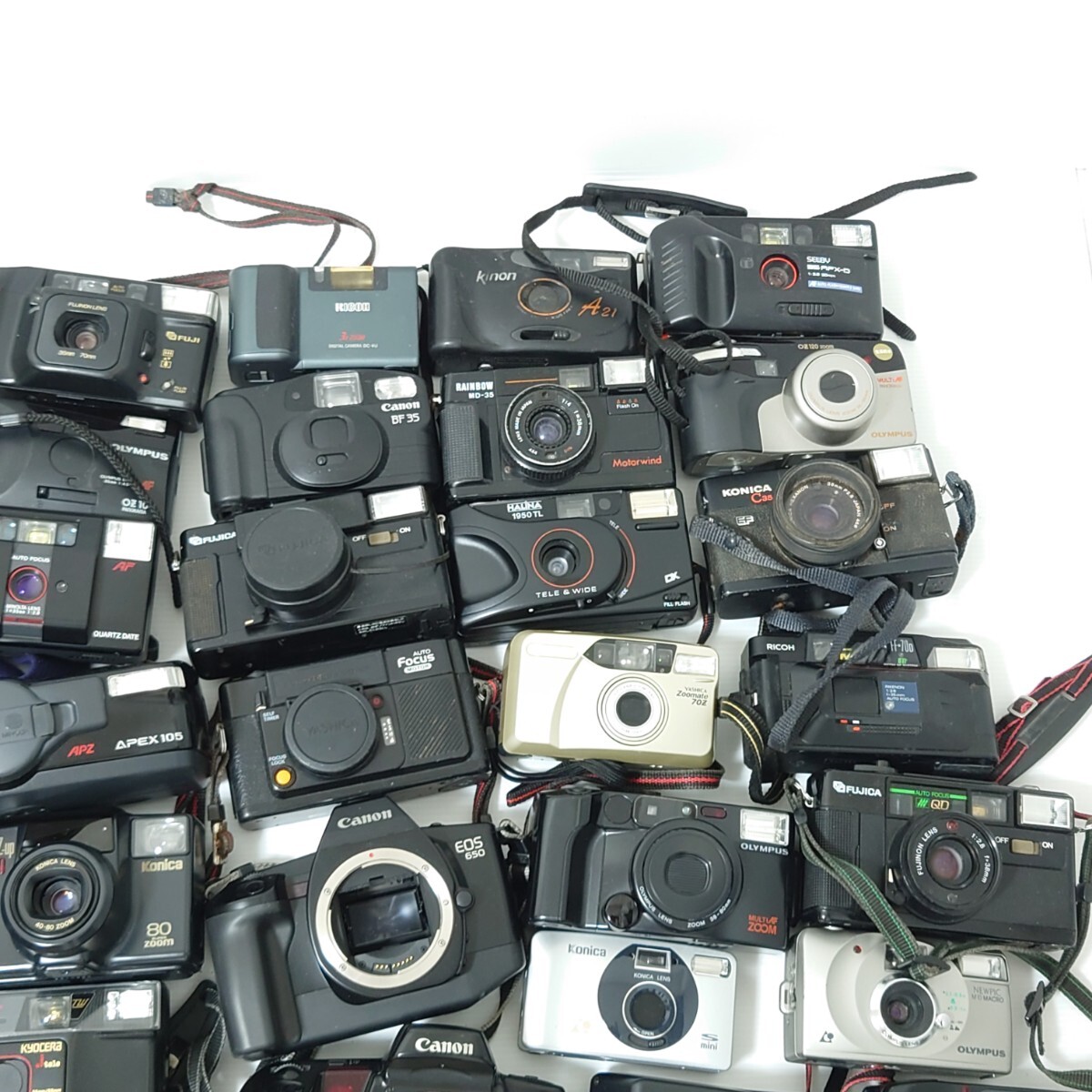 aaa）１円〜 ジャンクカメラまとめ売り 大量セット 光学 フィルムカメラ コンパクトカメラ MINOLTA Canon OLYMPUS PENTAX Nikonの画像8