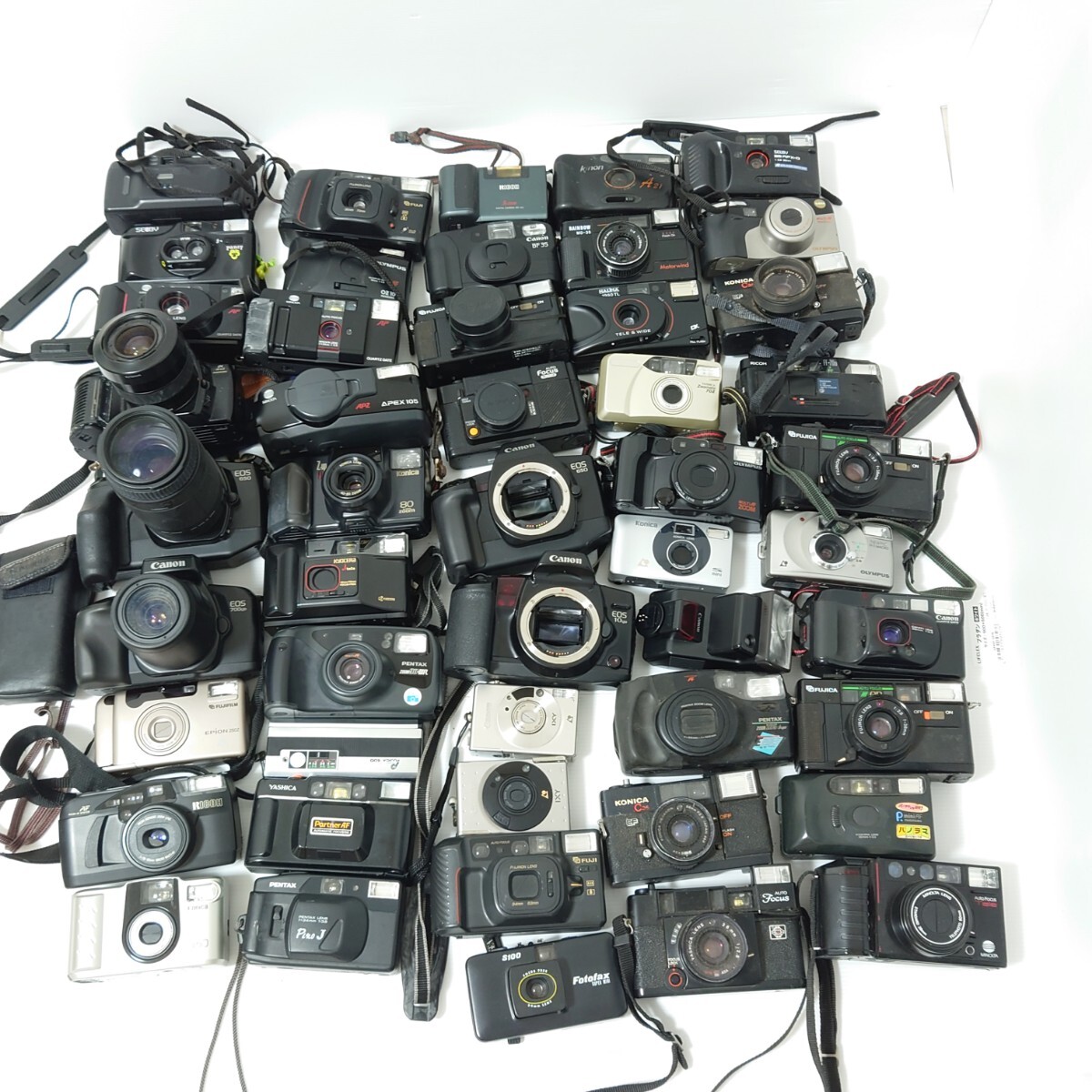 aaa）１円〜 ジャンクカメラまとめ売り 大量セット 光学 フィルムカメラ コンパクトカメラ MINOLTA Canon OLYMPUS PENTAX Nikonの画像1