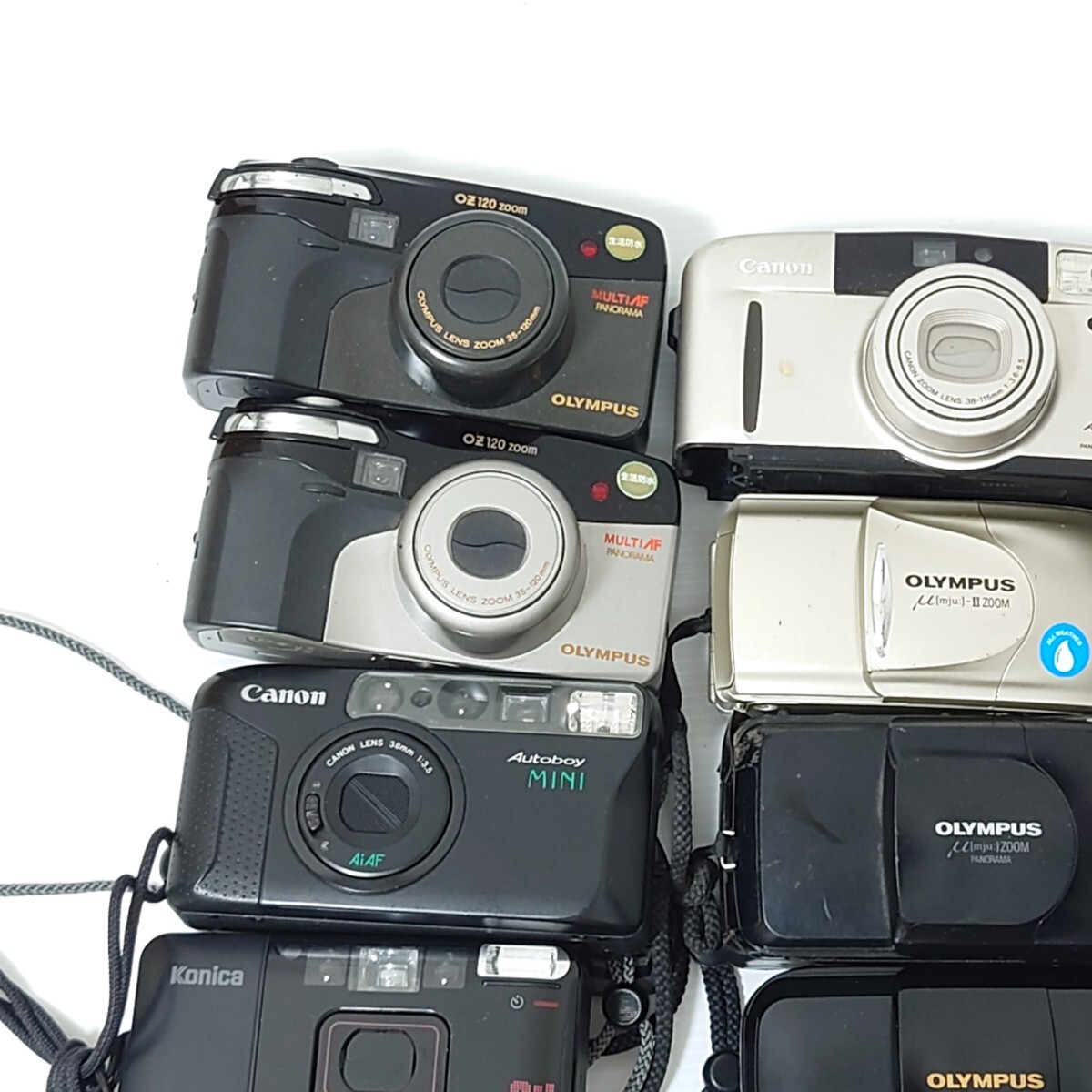 DDD）１円〜　ジャンクカメラまとめ売り　大量セット　光学 OLYMPUS Canon Konica フィルムカメラ コンパクトカメラ FUJIFILM_画像7