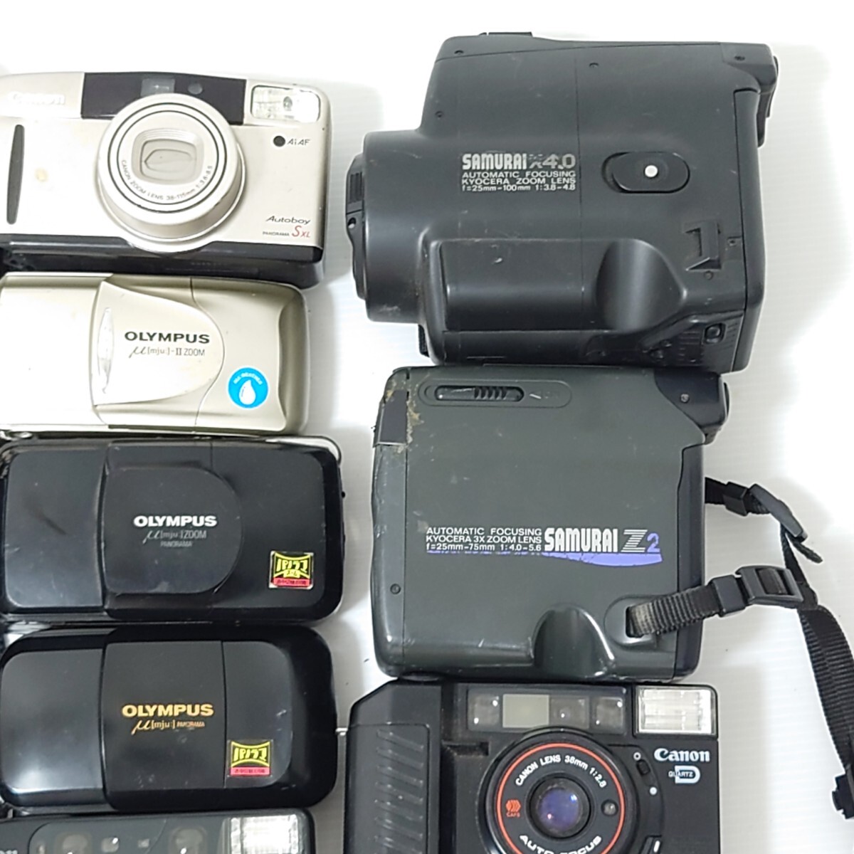 DDD）１円〜　ジャンクカメラまとめ売り　大量セット　光学 OLYMPUS Canon Konica フィルムカメラ コンパクトカメラ FUJIFILM_画像6