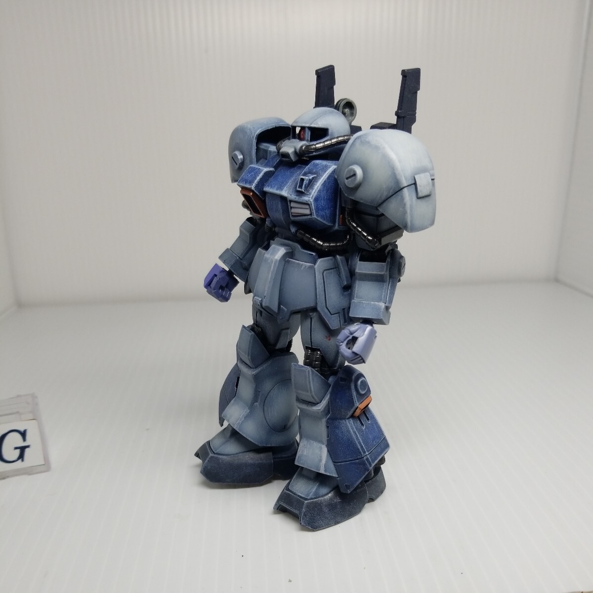 Q-70g 4/21 HG ハイザック青ガンダム 塗装品 同梱可 ガンプラ ジャンクの画像3