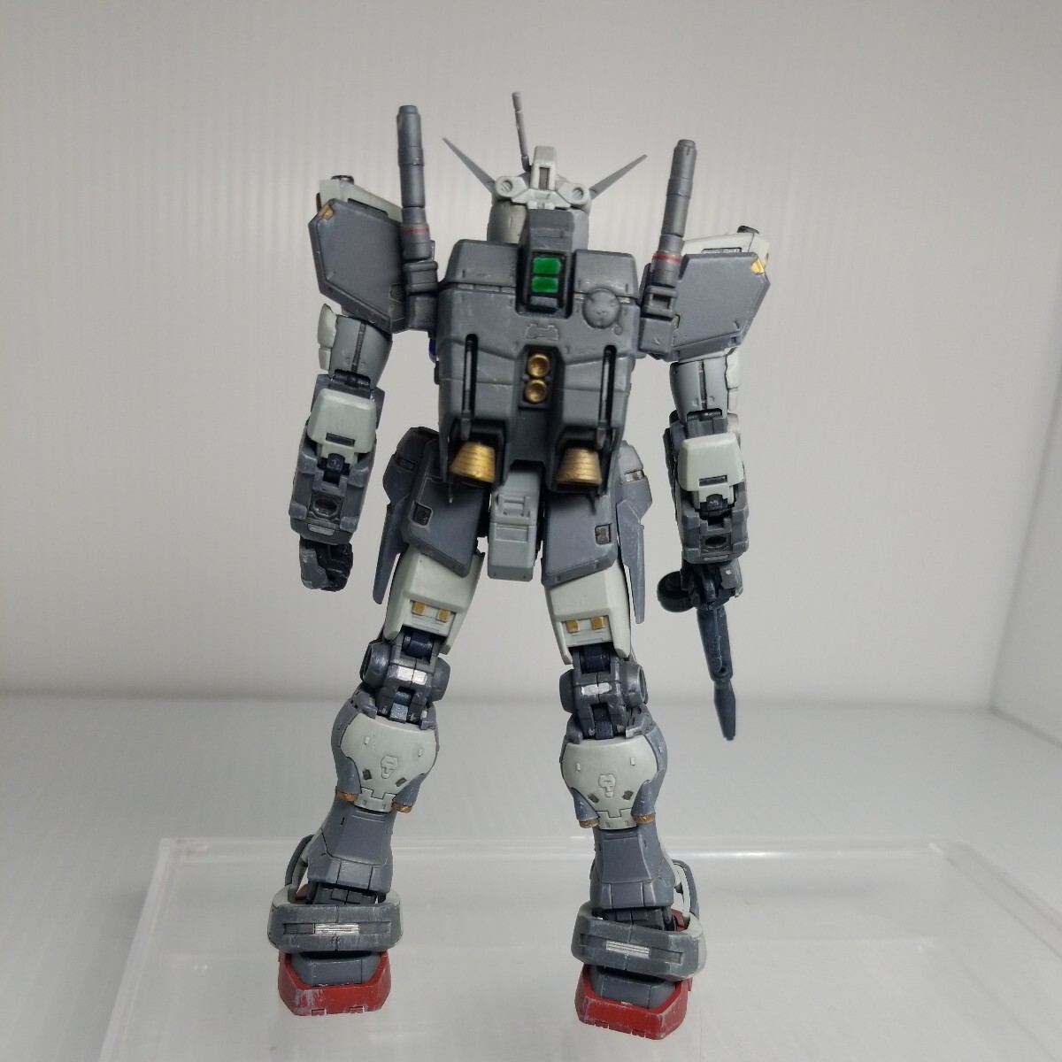 Q-70g 4/21 RG GP01 ガンダム 塗装品 同梱可 ガンプラ ジャンクの画像6