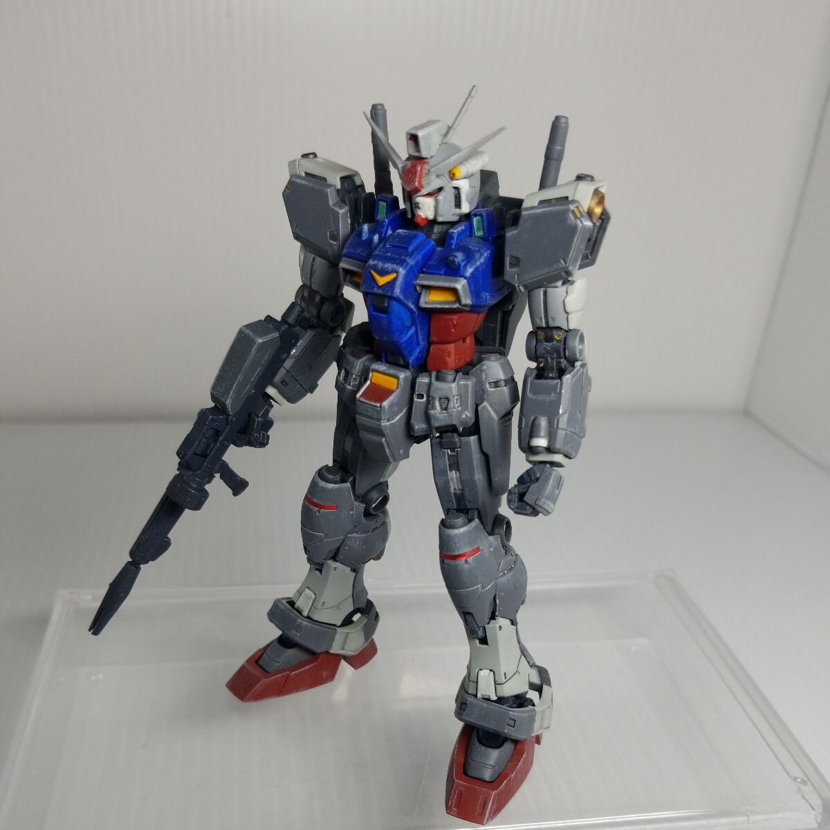 Q-70g 4/21 RG GP01 ガンダム 塗装品 同梱可 ガンプラ ジャンクの画像10