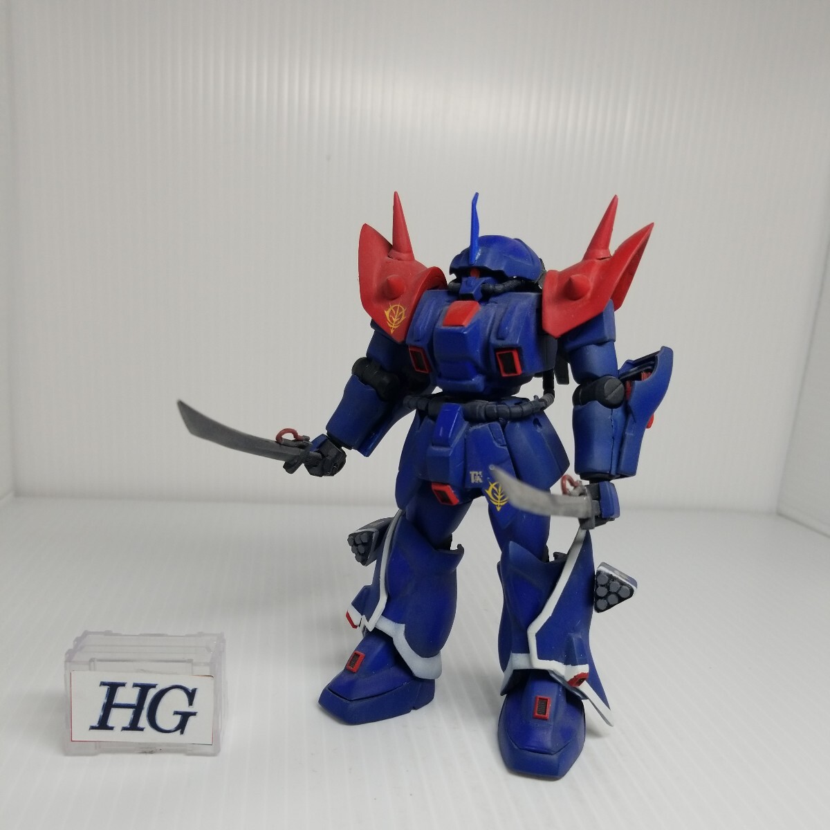 Q-90g 4/21 HG グフベース イフリート風 ガンダム改造、塗装品 同梱可 ガンプラ ジャンクの画像1