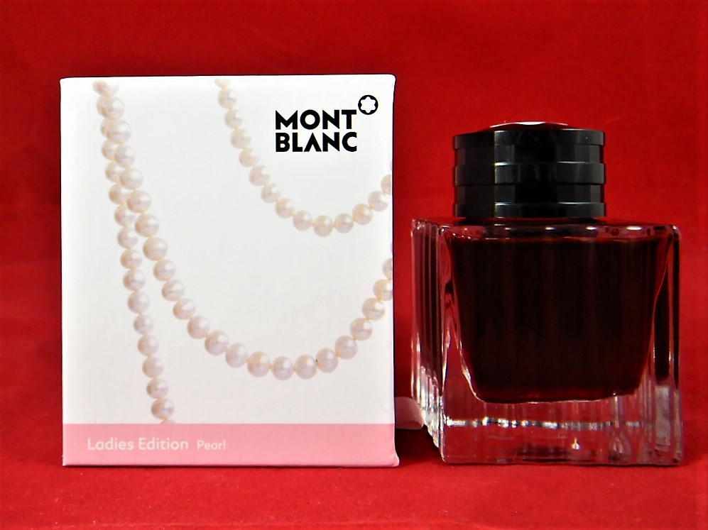 希少な逸品 モンブラン レディスエディション 高級限定インクボトル50ml 本物・未使用 MONTBLANC Ladies Edition Pearl INK NEW_画像1