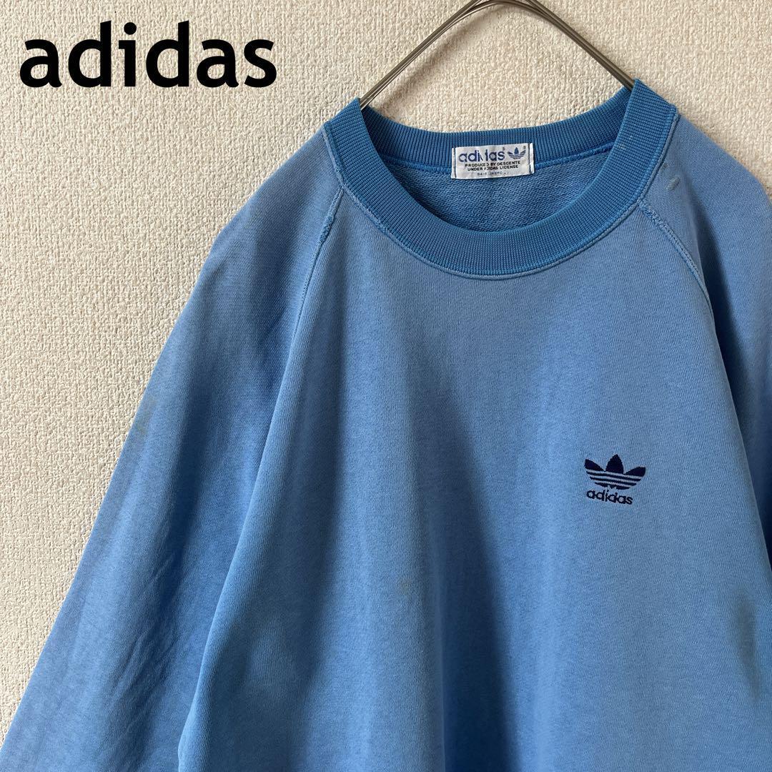 T2 adidas ヴィンテージスウェットトレーナー　Ｌメンズ　古着　80s