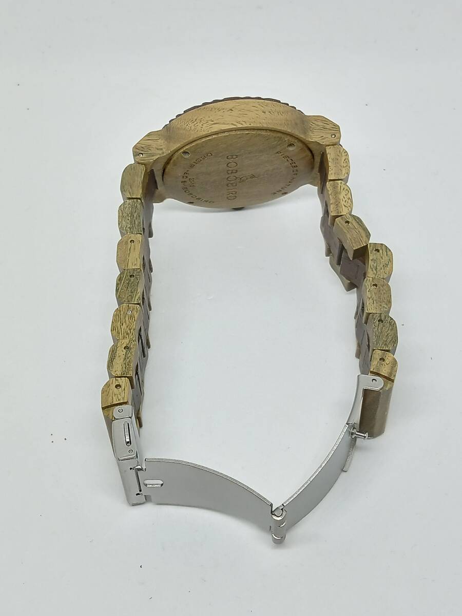 ジャンク BOBO BIRD クォーツ木製腕時計の画像6