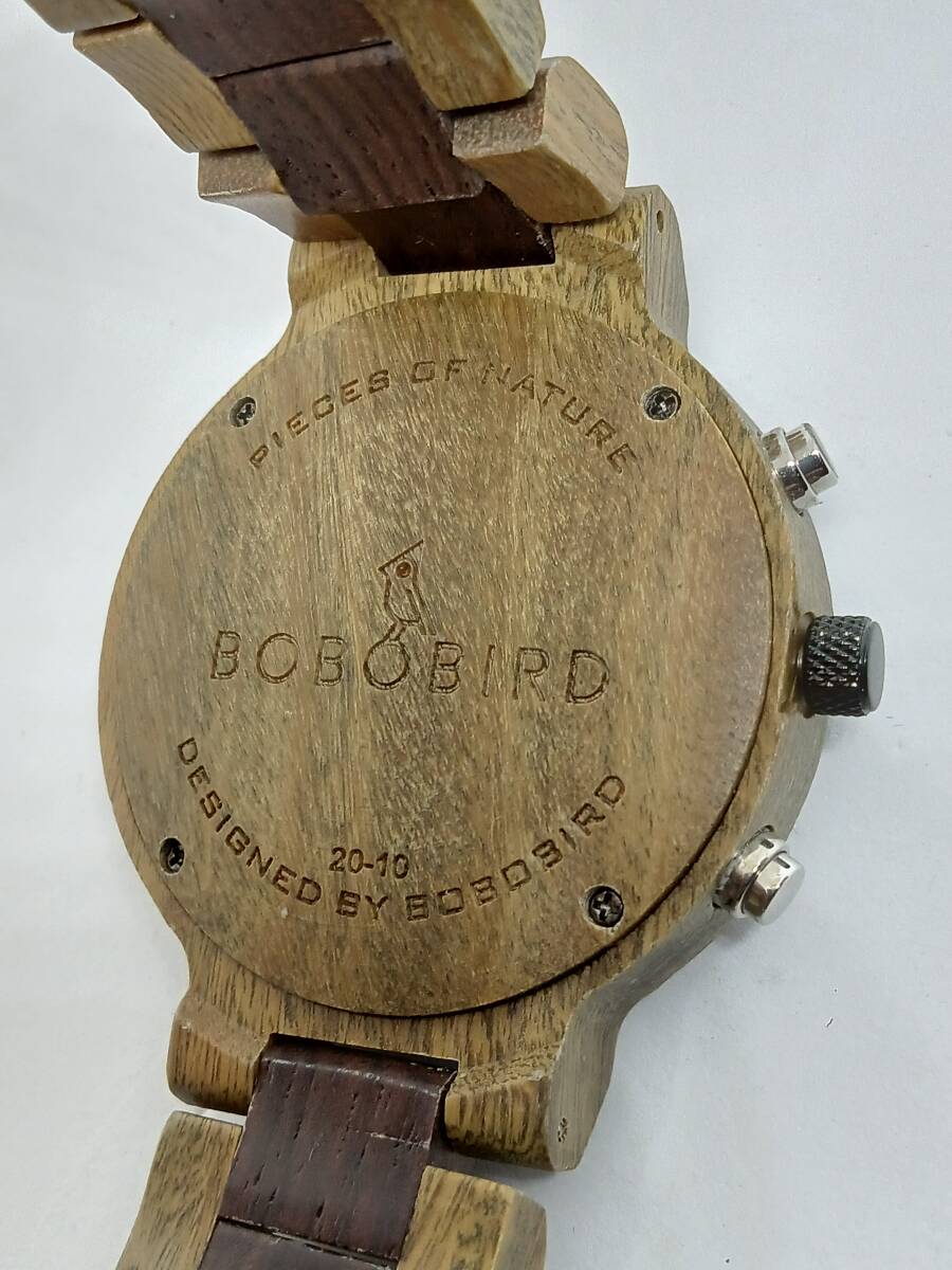 ジャンク BOBO BIRD クォーツ木製腕時計の画像2