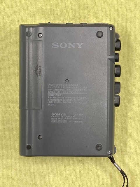 返品可 SONY カセットテープレコーダー TCM-400  メンテナンス済み（整備品）の画像4