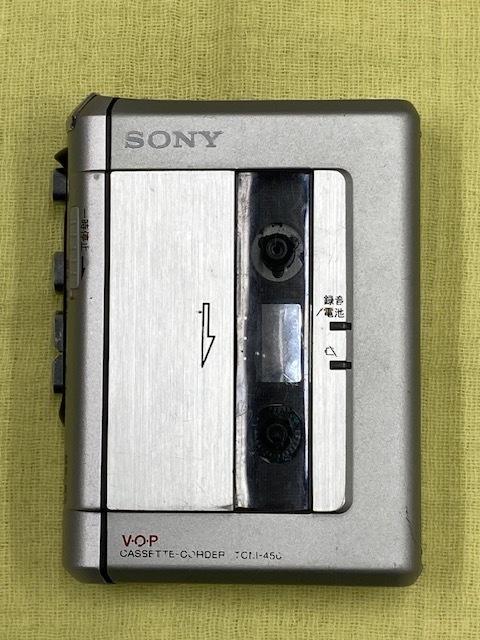 返品可 SONY カセットテープレコーダー TCM-450  メンテナンス済み（整備品）の画像1