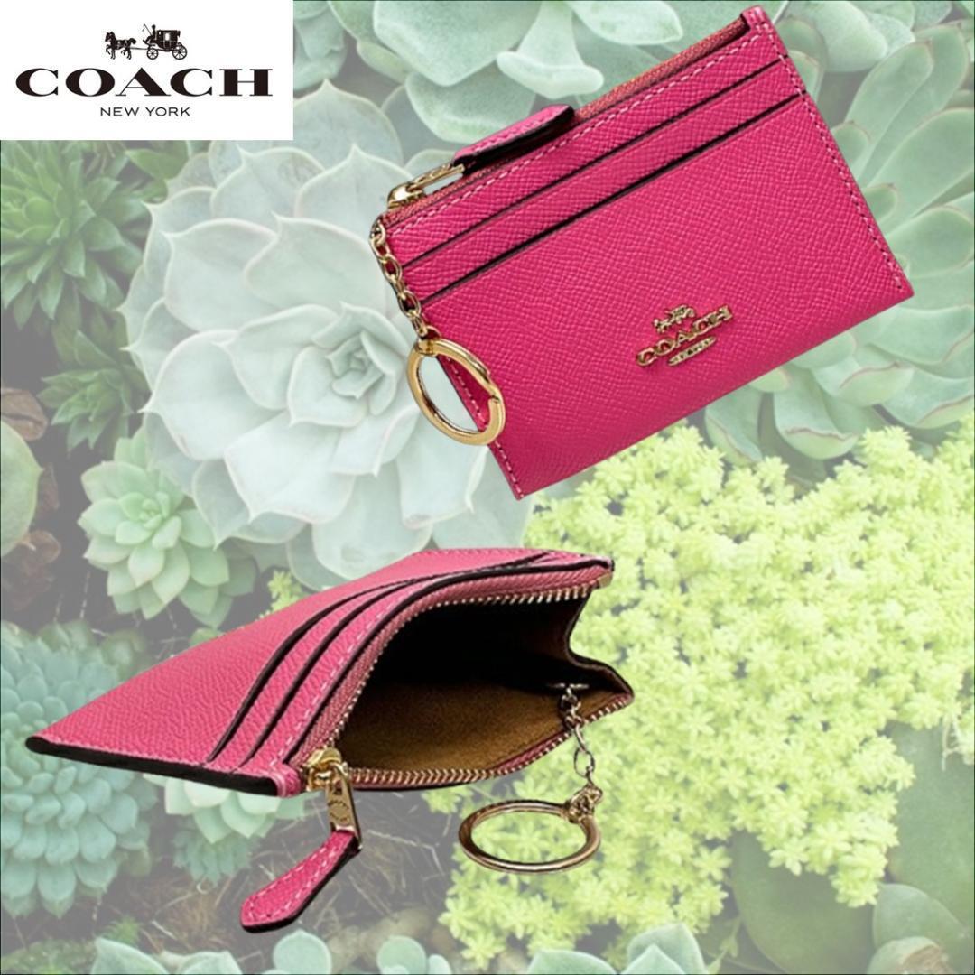 COACH コーチ コインケース カードケース 定期入れ キーリングつき_画像3