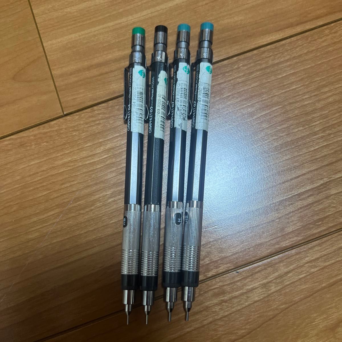 pentel GRAPHLET 4本　製図用シャープペンシル