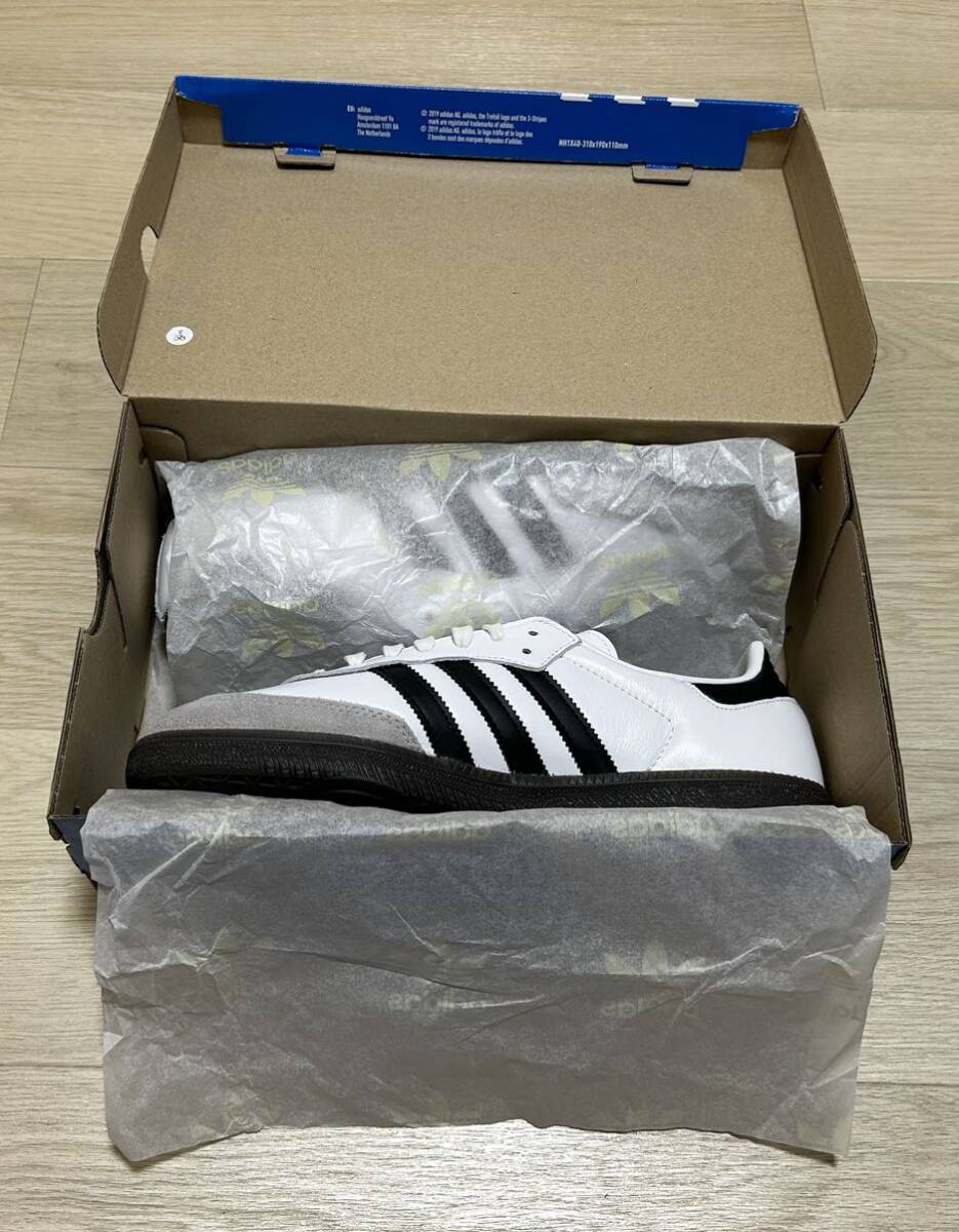 新品未使用 サイズ28cm / US10 adidas / アディダス 2023年製 SAMBA OG FOOTWEAR WHITE B75806 サンバ ホワイト スニーカーの画像8