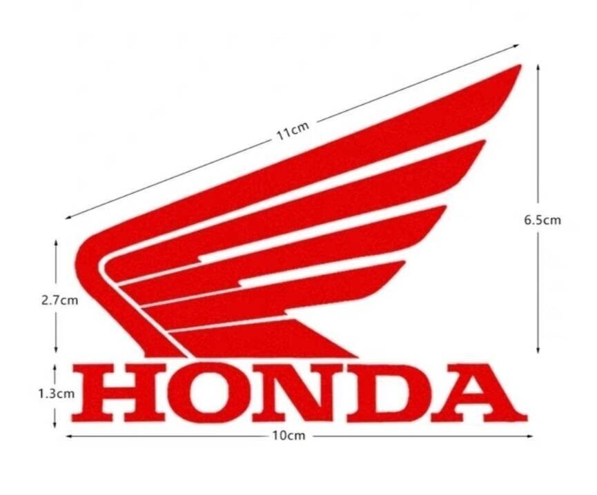 ホンダ HONDA エンブレム ステッカー ウィングマーク ウィング 左右2枚セット カラー変更可能 サイズ変更可能 _画像7