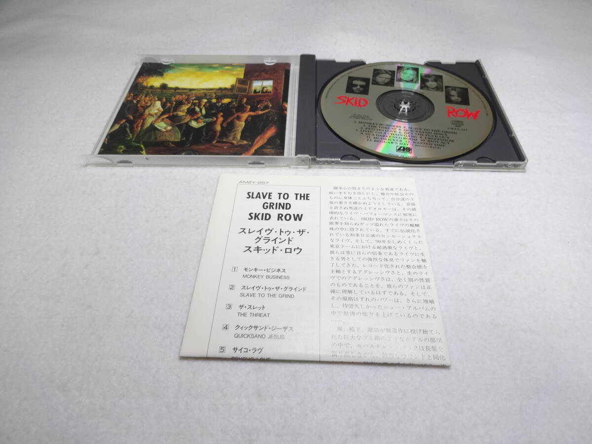 スキッド・ロウ / スレイブ・トゥ・ザ・グラインド[通常盤] CD SKID ROW 日本国内盤_画像2