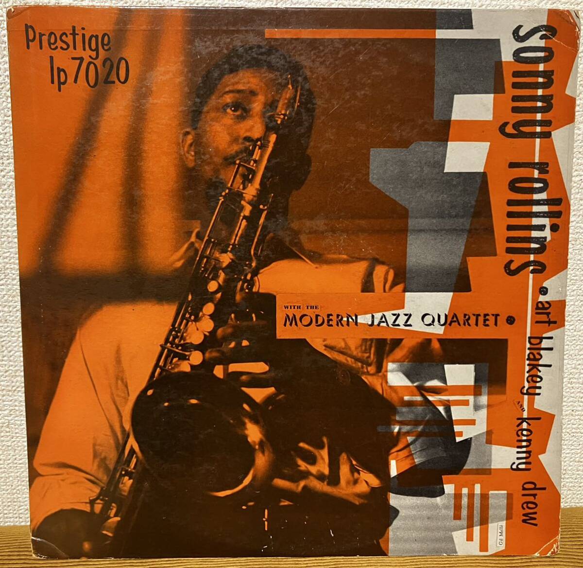 1956年USオリジ Sonny Rollins With The Modern Jazz Quartet ソニーロリンズ Mono レコード アナログ盤の画像1