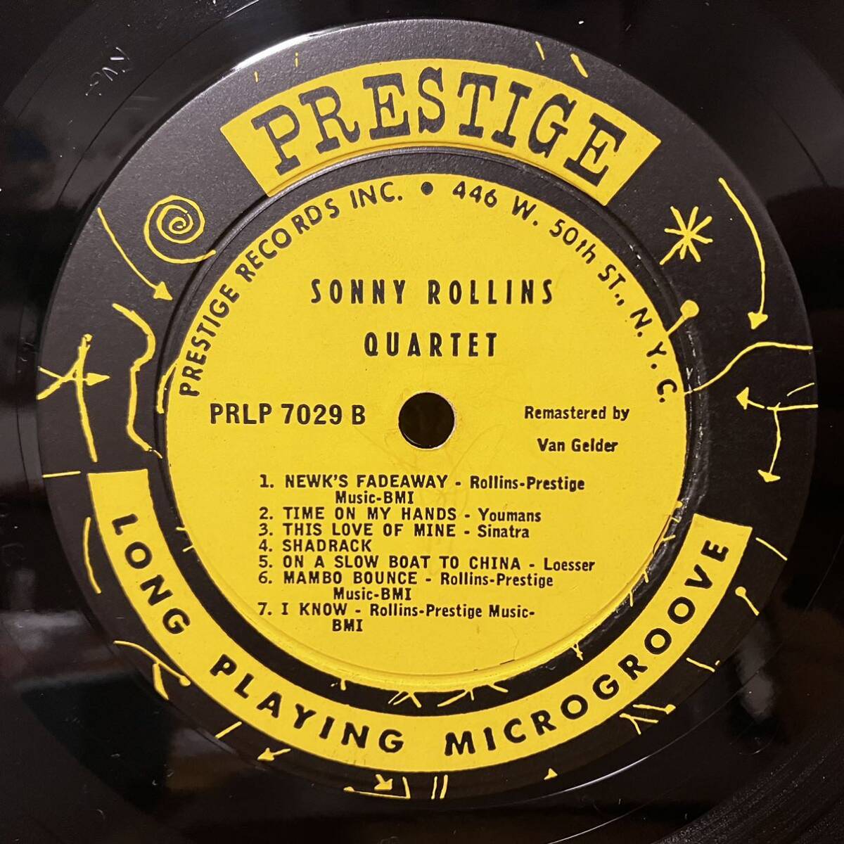 1956年USオリジ Sonny Rollins With The Modern Jazz Quartet ソニーロリンズ Mono レコード アナログ盤の画像5