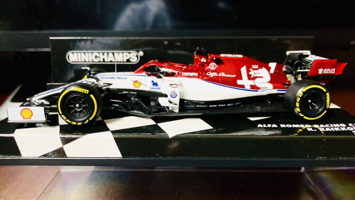 美品PMA_1/43★ALFA ROMEO RACING C38★K. RAIKKONEN 2019★アルファロメオレーシング☆ライコネン F1の画像4