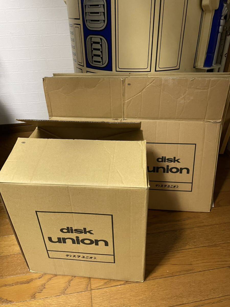 送料無料 レコード用ダンボール 7箱セット disk union DISK UNION ディスクユニオンの画像1