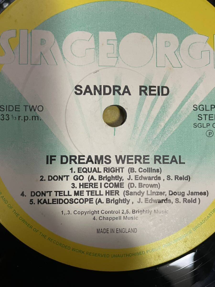 SANDRA REID IF DREAMS WERE REAL LOVERS ROCKの画像6