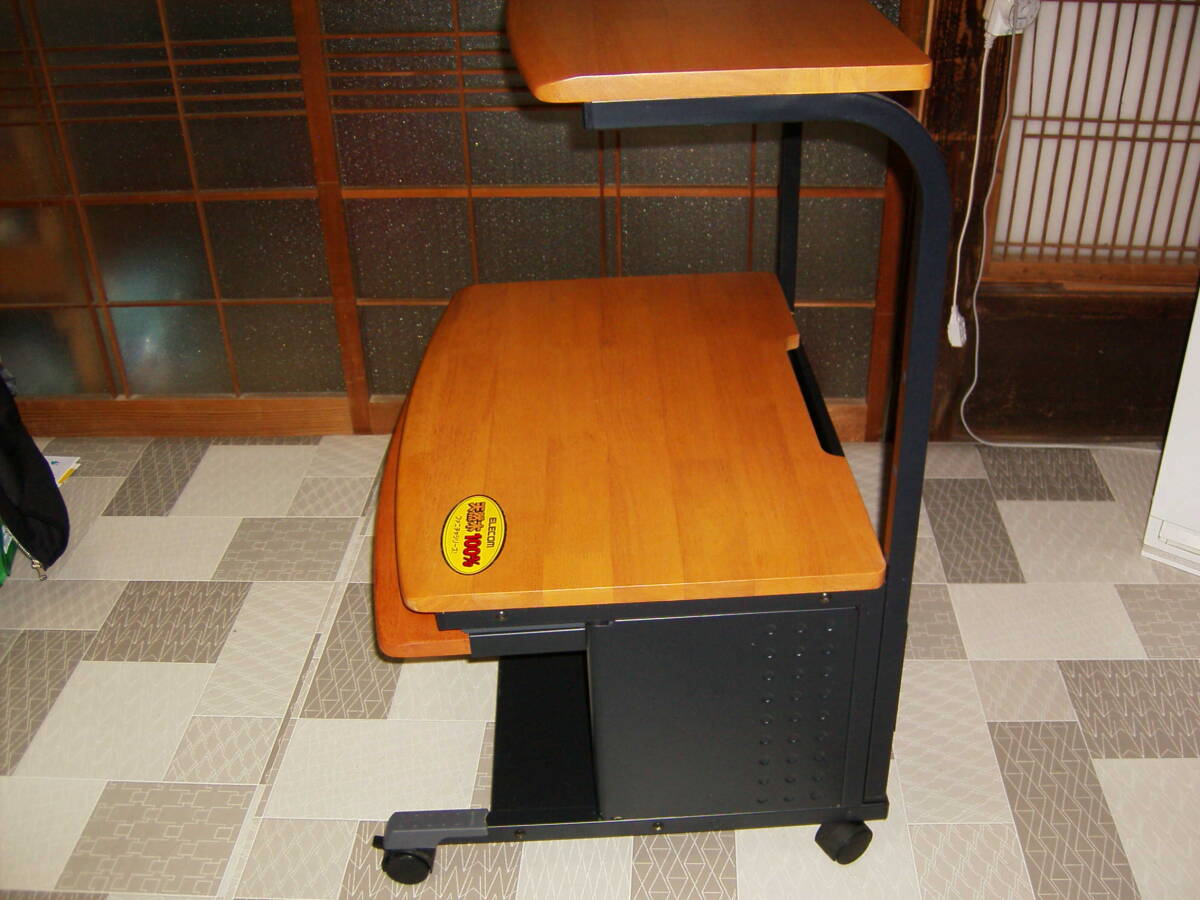  computer desk low type (ELECOMfani tea series ).. receipt limitation (pick up).