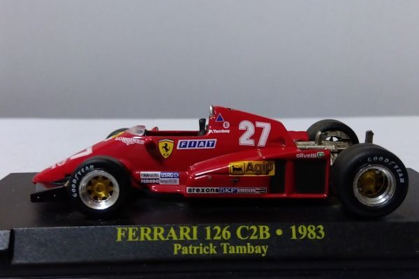 ★フェラーリ　126C2B・1983　PatrickTambay　 　1/43アシェットフェラーリコレクション★_画像2