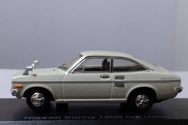 ★日産　サニー1200GX（1970）　　　1/43アシェット国産名車コレクション★_画像2