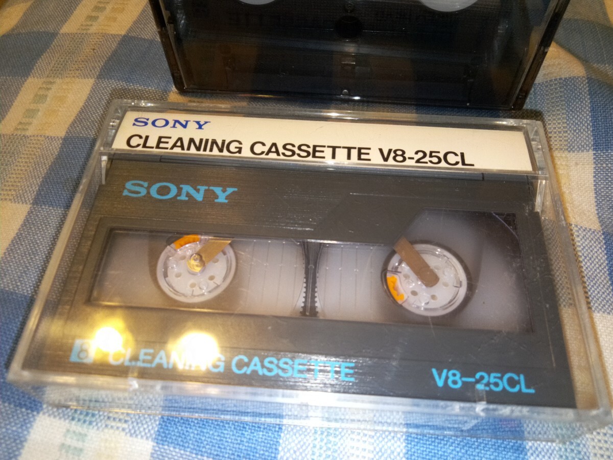 ★☆SONY ソニー 8mm ヘッドクリーナー V8-25CL 8ミリビデオ用ヘッドクリーニングカセット の画像3