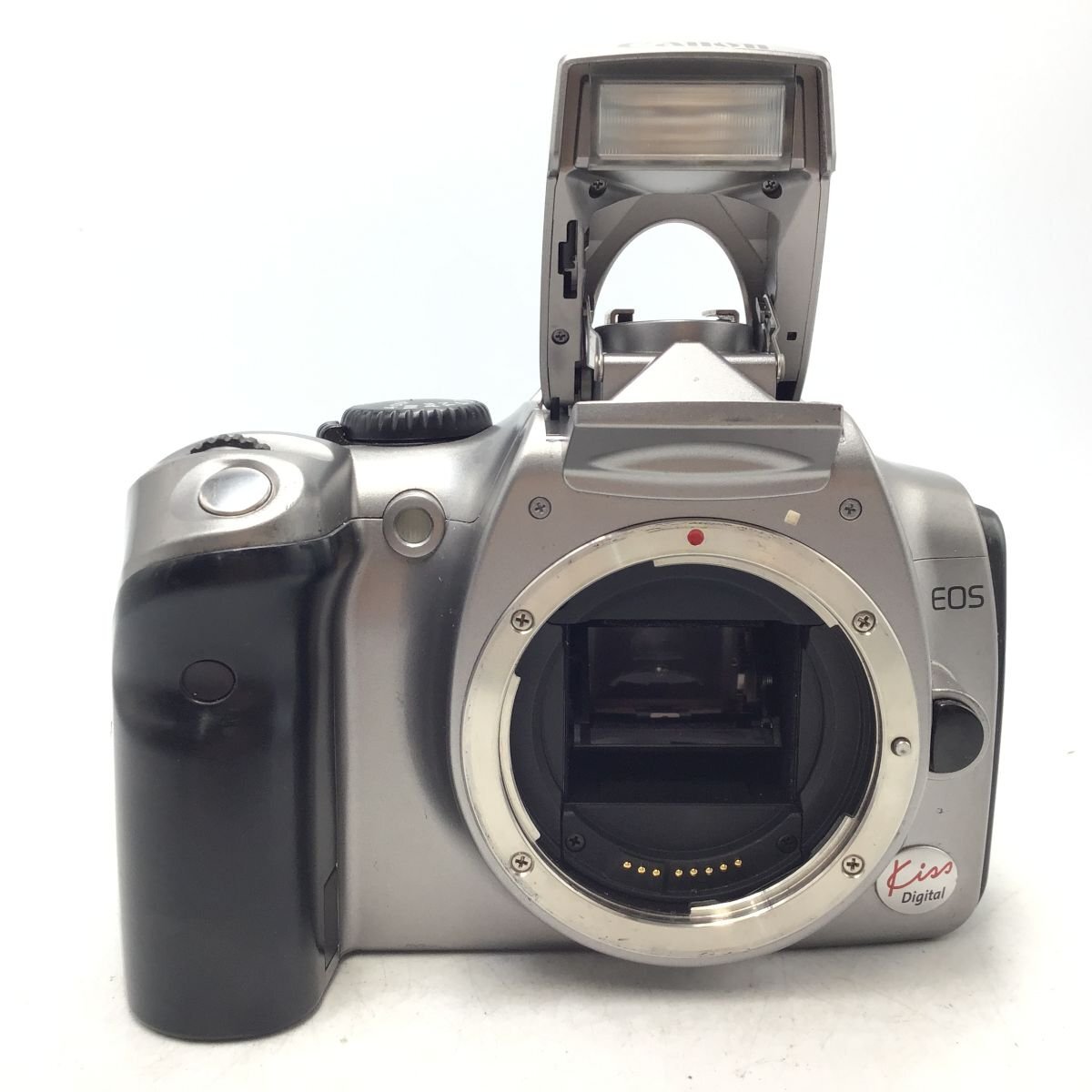 カメラ Canon EOS Kiss Digital シルバー 一眼レフ ボディ 現状品 [8174KC]の画像1
