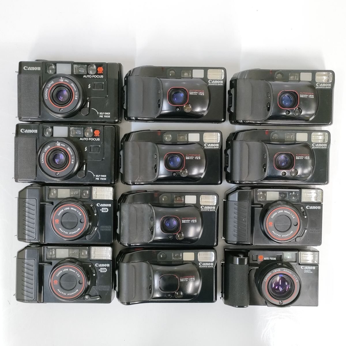 Canon Autoboy 3QD , 2QD , AF35M , AF35ML 他 コンパクトフィルム 12点セット まとめ ●ジャンク品 [8700TMC]の画像1