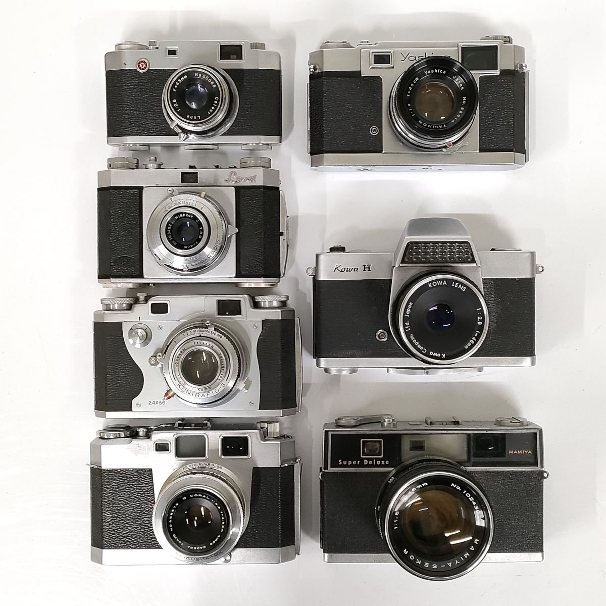 Mamiya Super Deluxe / Yashica 35 / Kowa H 他 フィルムカメラ 7点セット まとめ ●ジャンク品 [8713TMC]の画像1