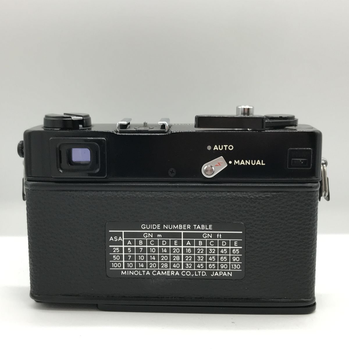 カメラ Minolta HI-MATIC E ROKKOR-QF 40mm f/1.7 レンジファインダー 本体 現状品 [7666KC]_画像5