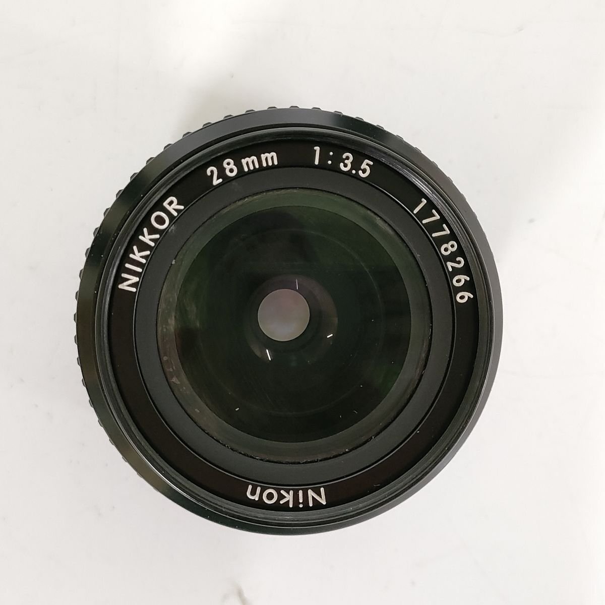 Nikon 単焦点 55mm f2.8 Macro / 50mm f1.4 / 28mm f3.5 他 レンズ 6点セット まとめ ●ジャンク品 [8735TMC]の画像3
