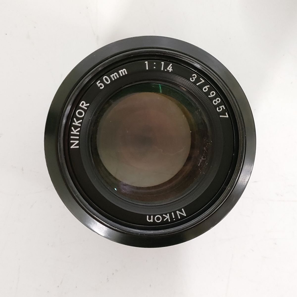 Nikon 単焦点 55mm f2.8 Macro / 50mm f1.4 / 28mm f3.5 他 レンズ 6点セット まとめ ●ジャンク品 [8735TMC]の画像2