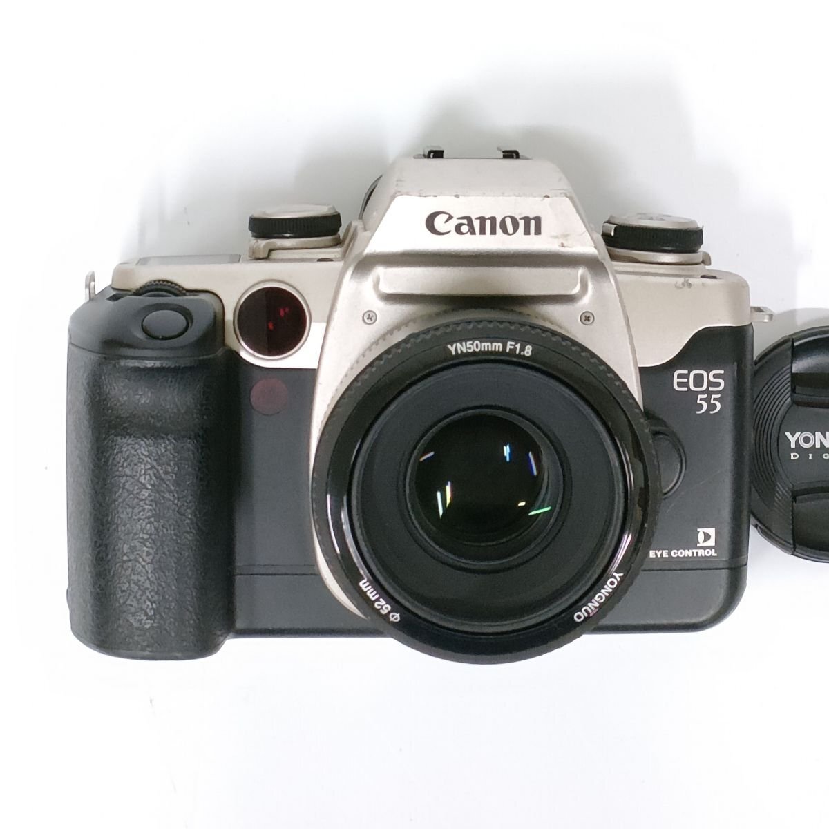 Canon EOS 5 , 55 + グリップ VG10 + レンズ 1.8/50 他 一眼レフ 3点セット まとめ ●ジャンク品 [8754TMC]の画像2