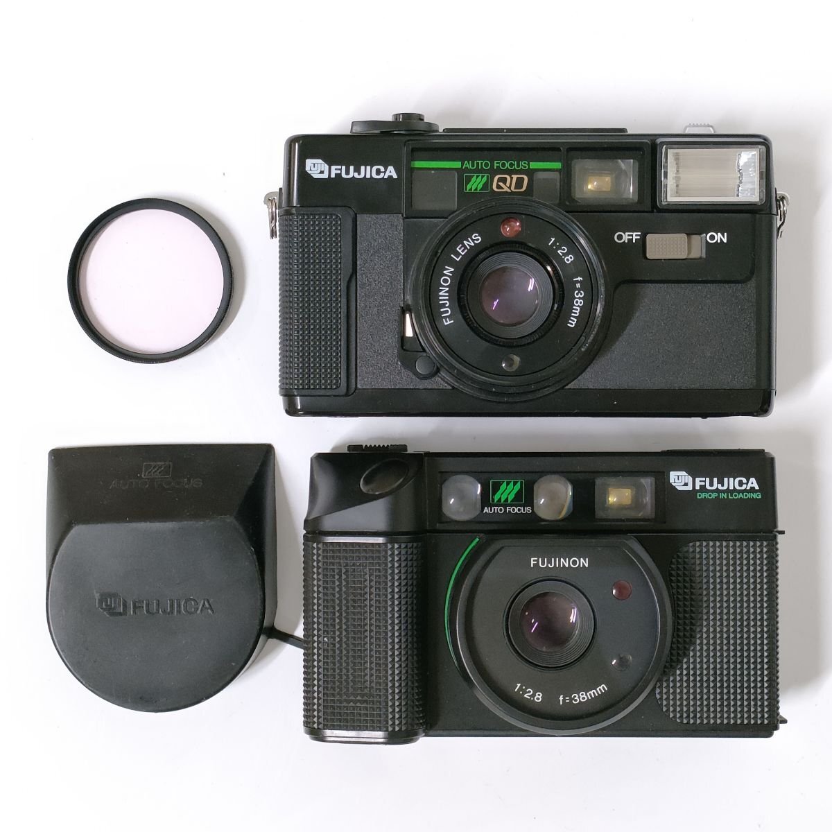 Canon AF35ML / Autoboy 3QD / Fuji DL-100 / Hi Matic AF2-MD 他 コンパクトフィルム 12点セット まとめ ●ジャンク品 [8759TMC]の画像5